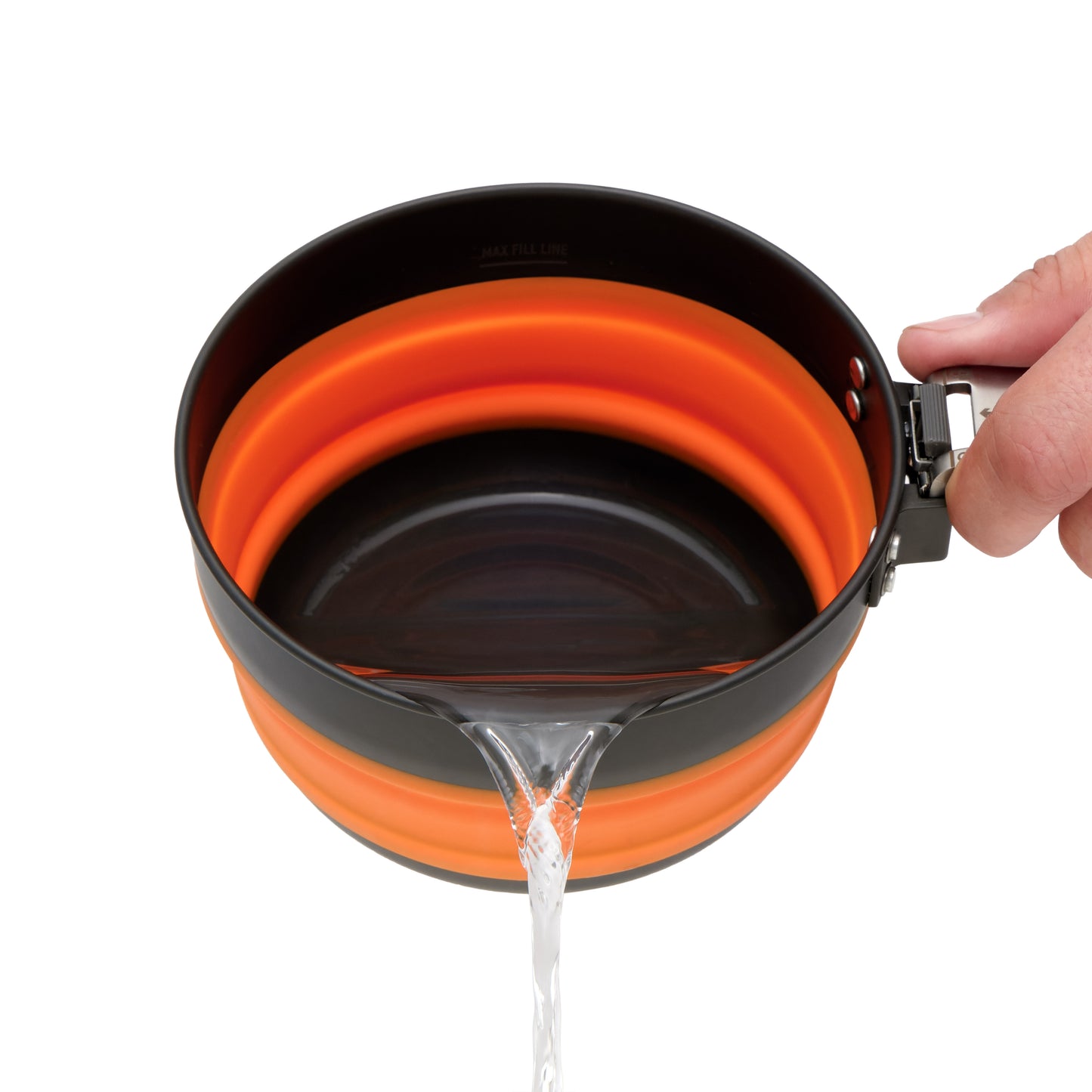 Ultra-light collapsible cooking pot