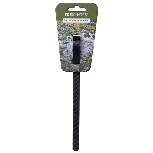 Smalle gamaschenriemen in case - Verstelbare riemen voor het bevestigen van gamaschen, handig opgeborgen.