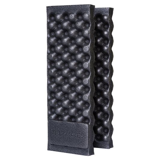 Opvouwbare zitmat in zwart - Praktische zitmat voor comfort tijdens outdooractiviteiten en kamperen.