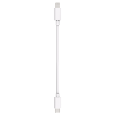 USB-C naar Lightning kabel MFI-gecertificeerd 20 cm (wit) - Korte kabel voor snel opladen en gegevensoverdracht tussen USB-C en Apple apparaten.