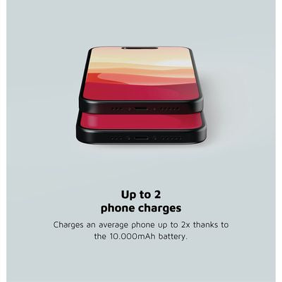 Xtorm Fuel Series 5 20W powerbank 10.000mAh - Compacte powerbank met 2x USB-C en 1x USB-A poort, ideaal voor het opladen van meerdere apparaten tegelijkertijd.