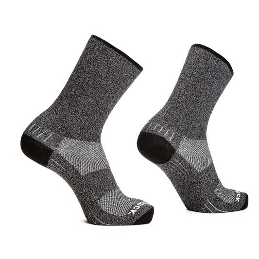 Adventure Crew T-shirt in Black Marl - Comfortabel en ademend T-shirt, ideaal voor outdooractiviteiten en avontuurlijke reizen.