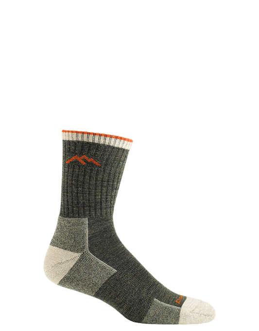 Heren wandelsok - Micro Crew - Olive