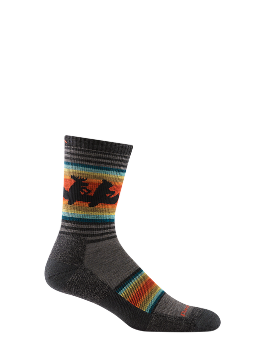 Heren wandelsok - Micro Crew - Taupe