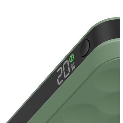 Xtorm Fuel Series 5 20W powerbank 10.000mAh (groen) - Duurzame en compacte powerbank met 2x USB-C en 1x USB-A poort, ideaal voor het opladen van apparaten onderweg.